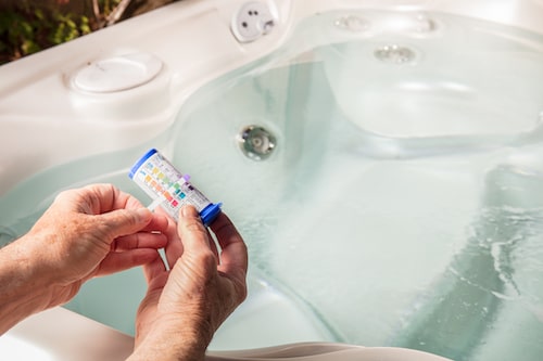 Aussenwhirlpool pH-Wert Abgleich